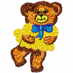Teddy Embroidery Design 7